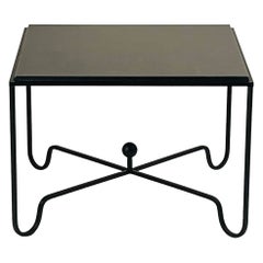 Large Black Limestone 'Entretoise' Side Table by Design Frères