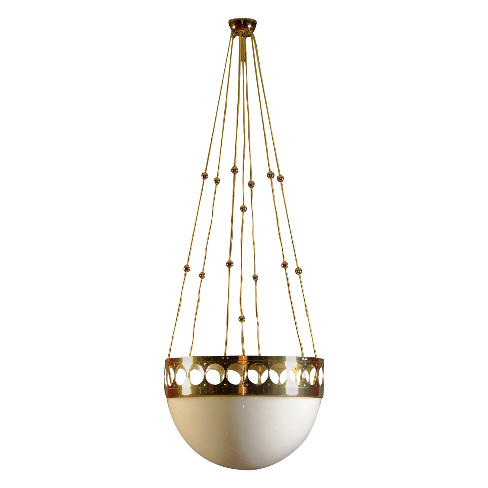 Woka Chandelier Pendant Jugendstil Vienna Secession Re-Edition