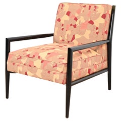 Silla de salón ebonizada y tapizada, Paul McCobb Planner Group, años 50