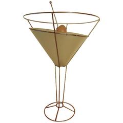 Vintage Martini Glass Desk Lamp by Daniel Sadler