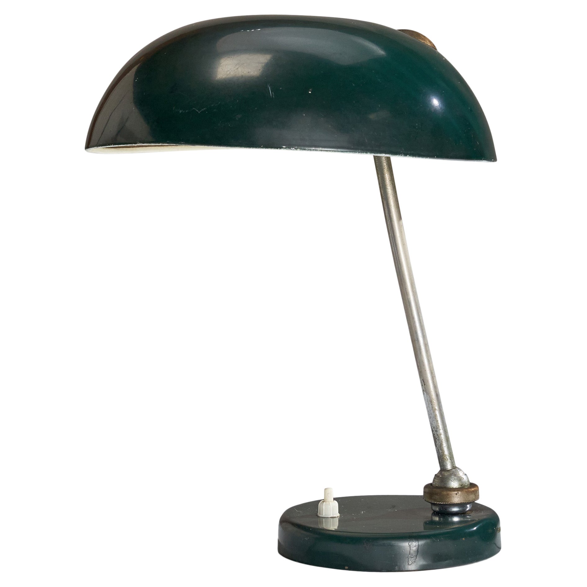 Lariolux, Lampada da tavolo, Metallo, Italia, anni '50 in vendita