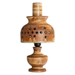 Bruno Karlsson, Table Lamp, Stoneware, Sweden, 1960s