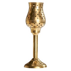 Lampada da tavolo di design austriaco, ottone, Austria, anni '50