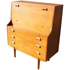 Vintage Teak Secretary by Børge Mogensen for Søborg