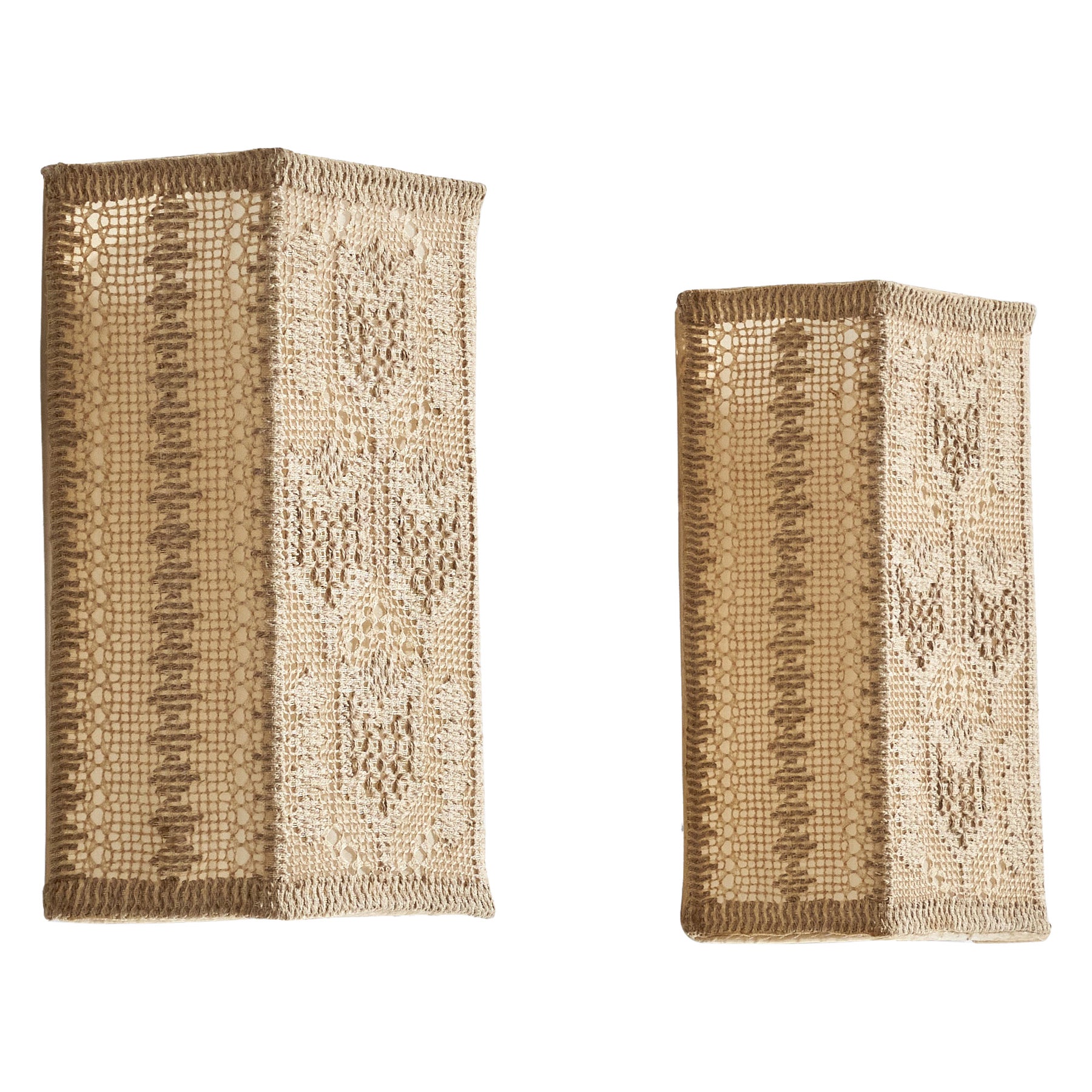 Swedish Designer, Wall Lights, Fabric, Sweden, 1970s