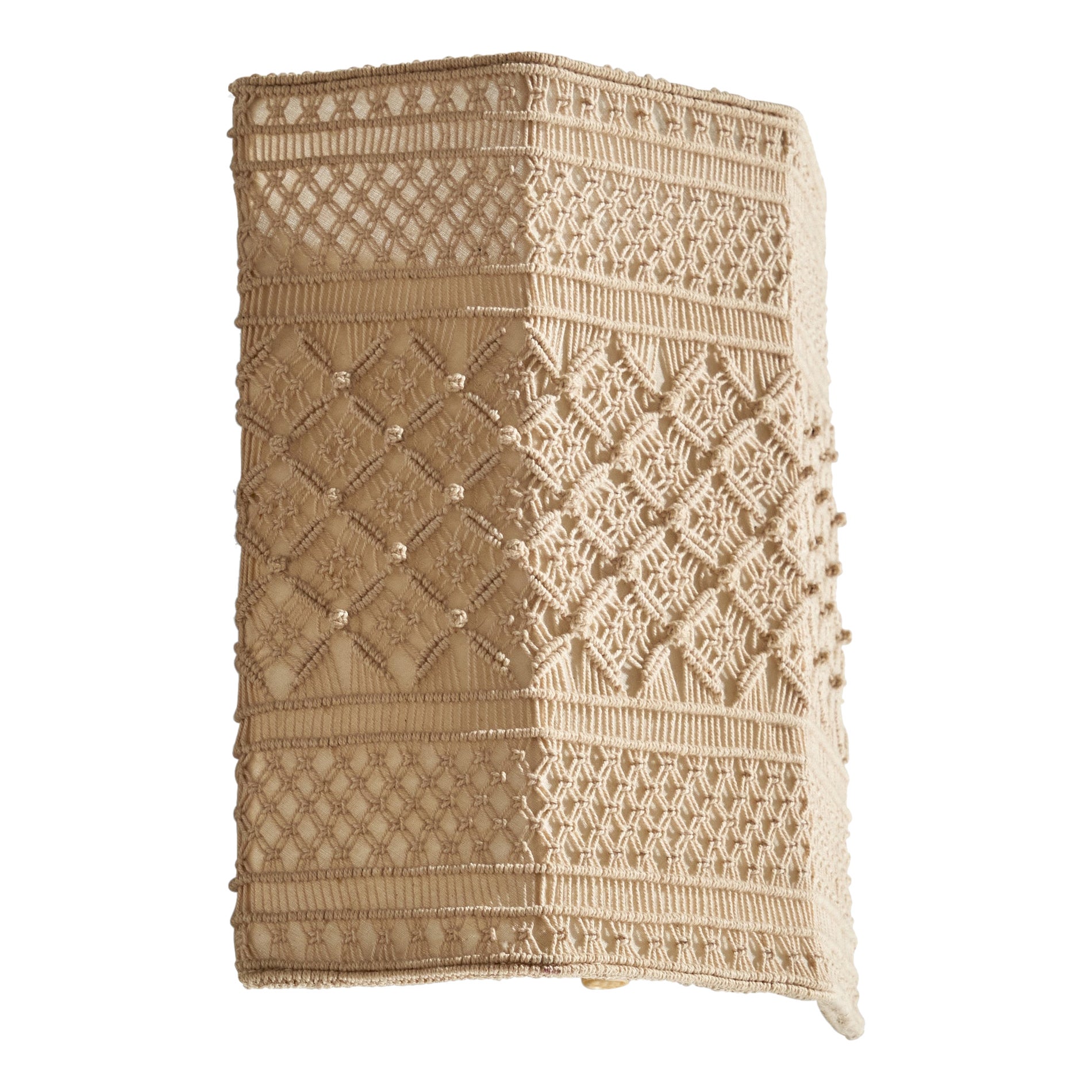 Swedish Designer, Wall Light, Fabric, Sweden, 1960s