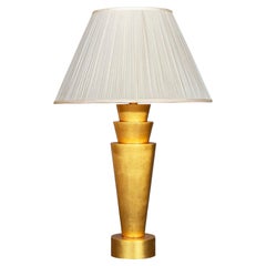 Blattgold-Tischlampe