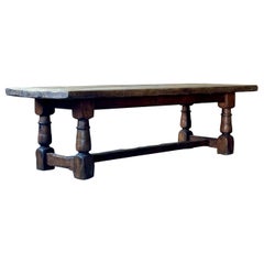 19th Century English Oak Refectory Table