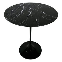 Eero Saarinen Black Marble Tulip Side Table
