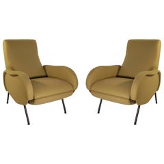 Pair of Italian Chairs, 1950s