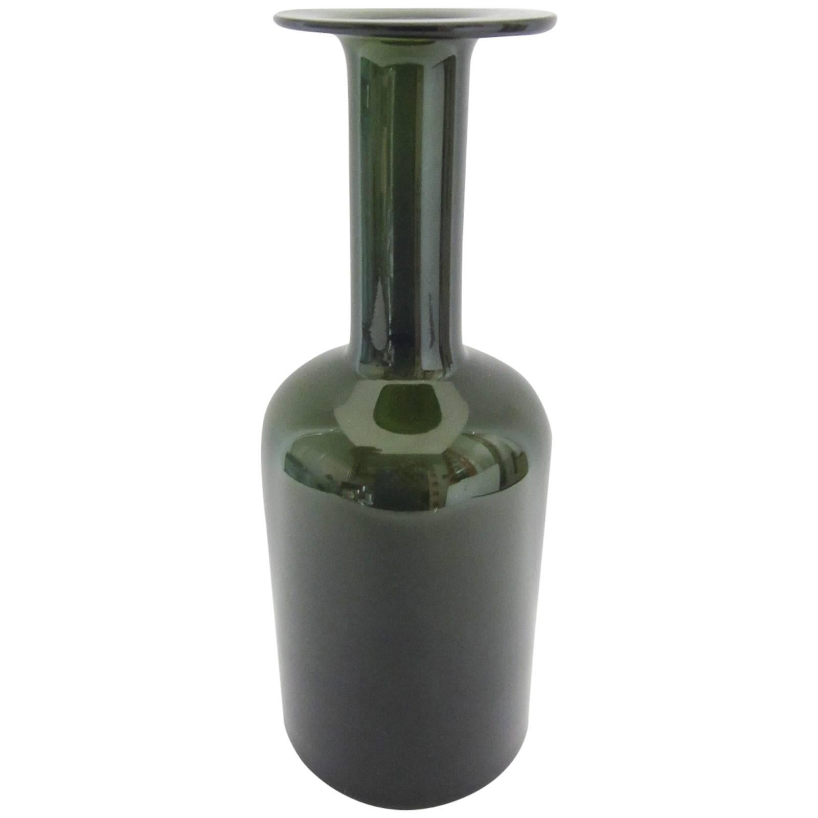 Otto Brauer for Holmegaard "Gulvase" Bottle Vase For Sale