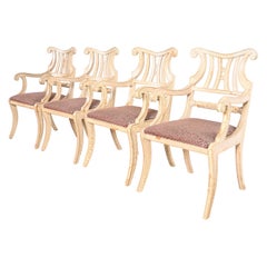 Councill Furniture Französische Regency Esszimmerstühle, Vierer-Set