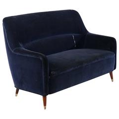 Vintage Italian Sofa, circa 1960