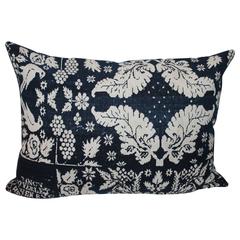 Signed & Dated 1853 Lanc. County Coverlet Pillow 7