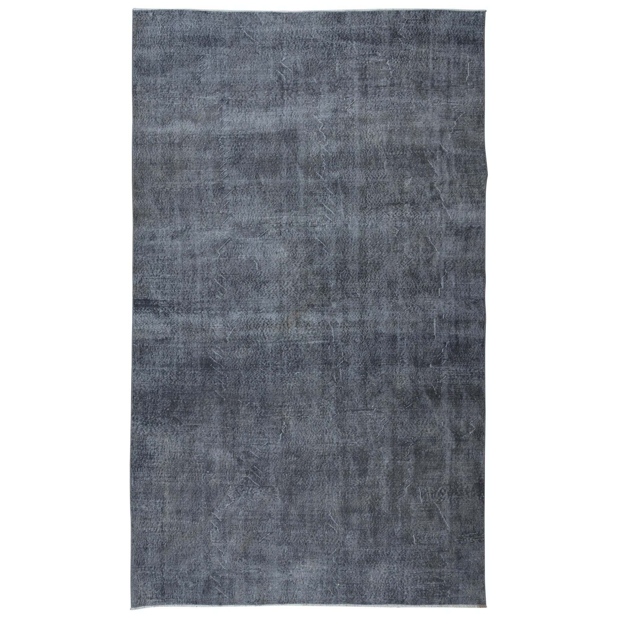 7.5x12.4 Ft Handmade Turkish Large Area Rug in Gray, Modern Oversize Carpet