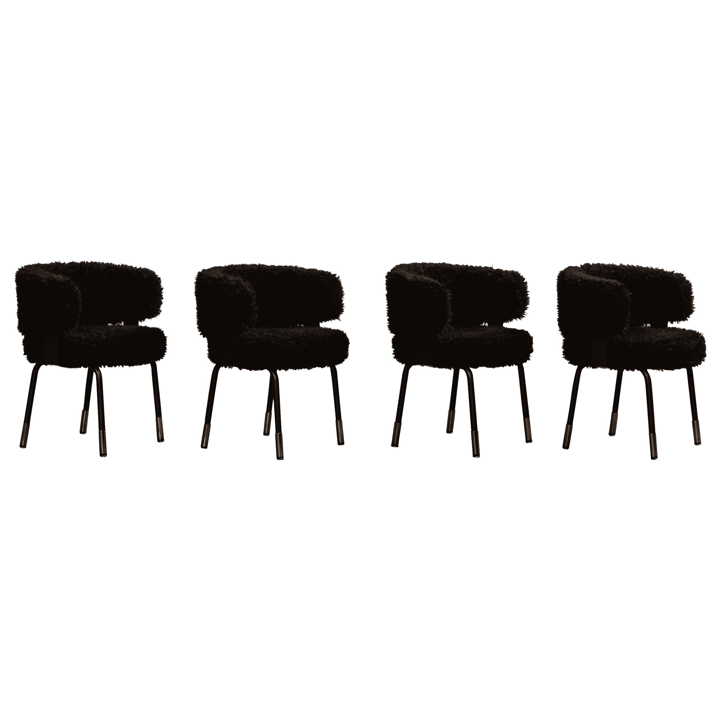 Gianni Moscatelli Dining Chairs for Formanova, 1968, Set of 4