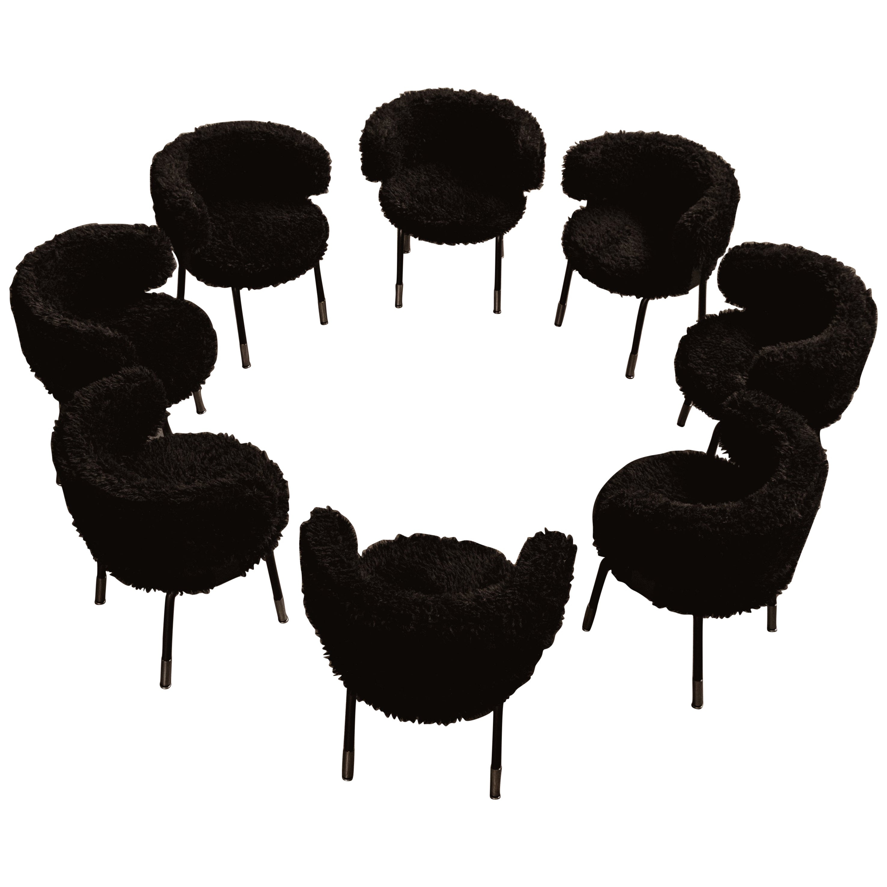 Gianni Moscatelli Dining Chairs for Formanova, 1968, Set of 8