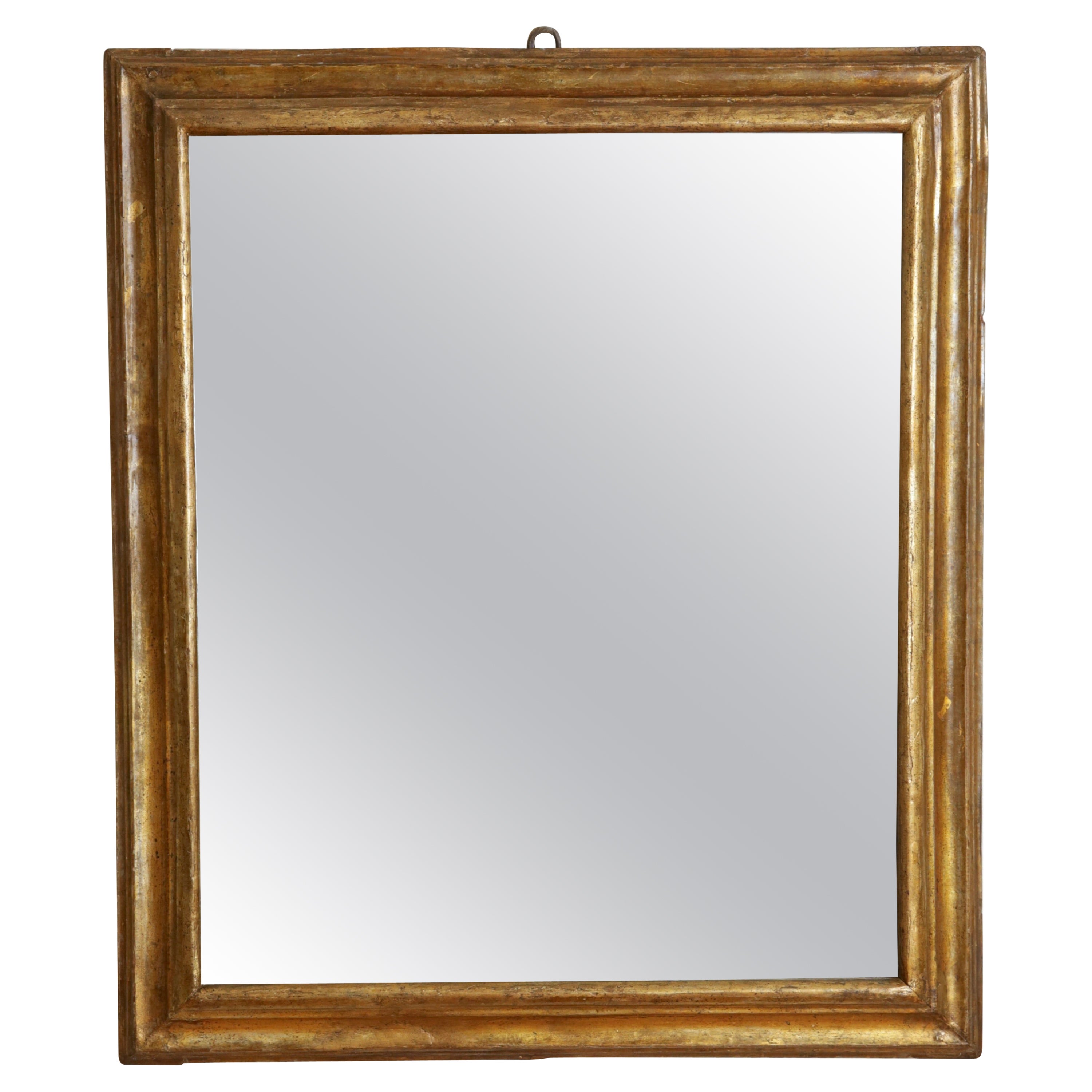 Italian, Late Baroque Period, Shaped Giltwood Wall Mirror, ca. 1700