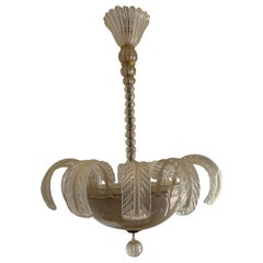 Antique 1920’s Murano Chandelier attr. to Barovier e Toso
