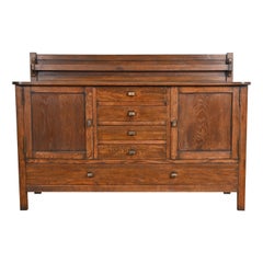 Gustav Stickley Style Mission Oak Arts & Crafts Sideboard