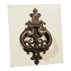 Circa 1700 Wrought Iron Door Knocker from Tuscany, Italy