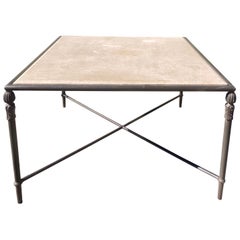 Michael Taylor Montecito Patio Dining Table With Stone Top