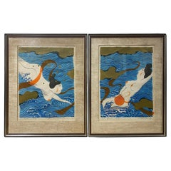 Mayumi Oda, sérigraphie japonaise en édition limitée, imprimée de déesses de la mer