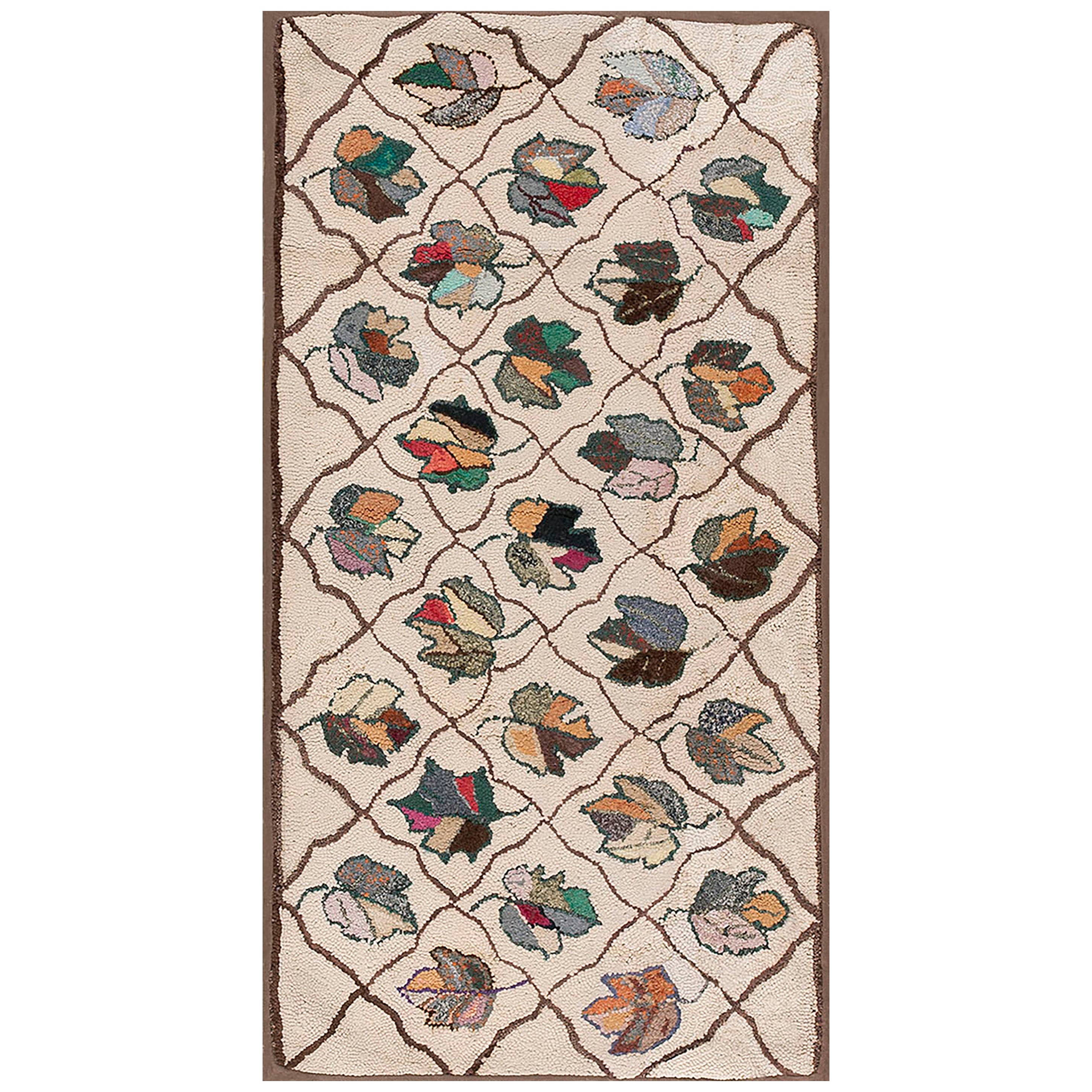 Early 20th Century American Hooked Rug