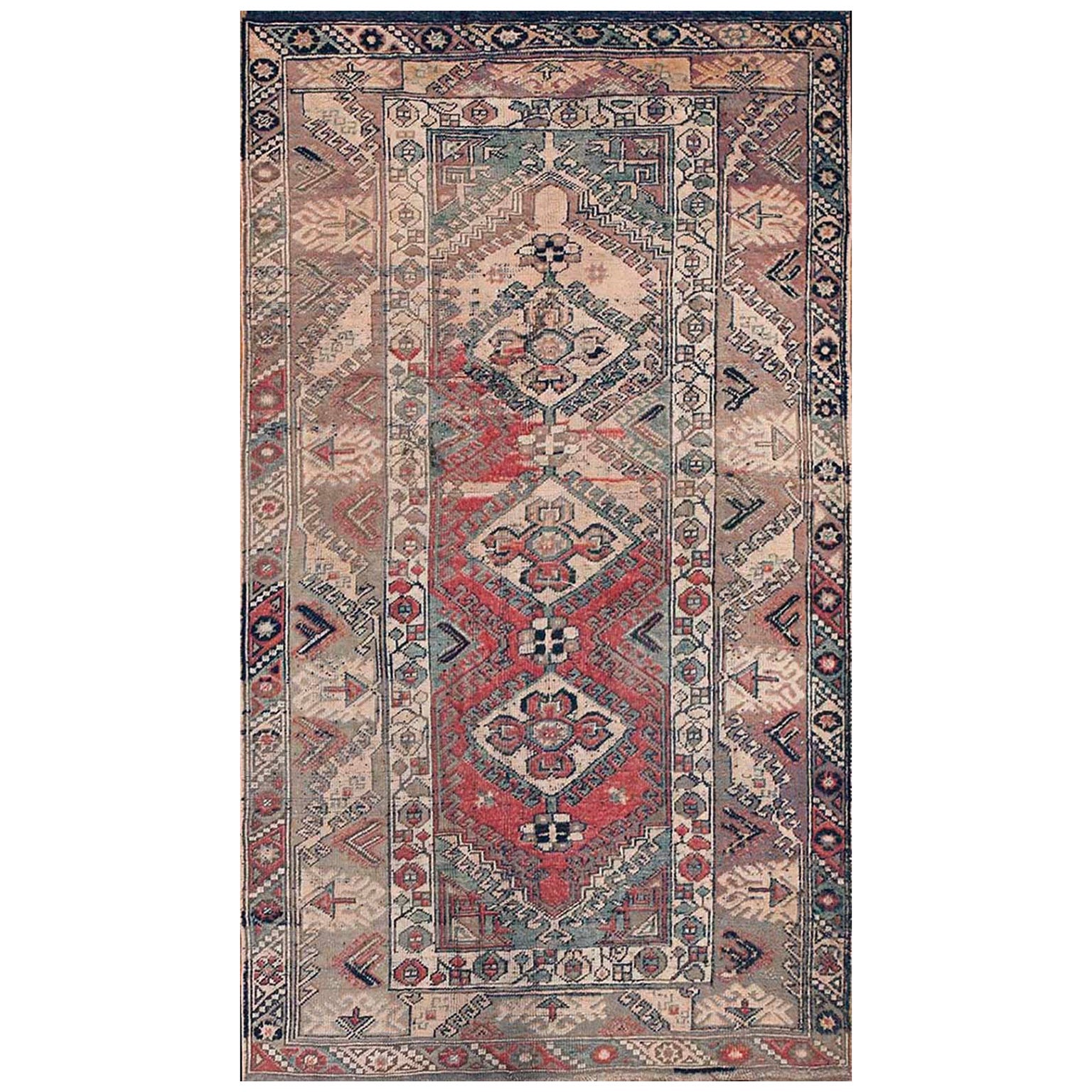 Mid 20th Century Turkish Anatolian Carpet