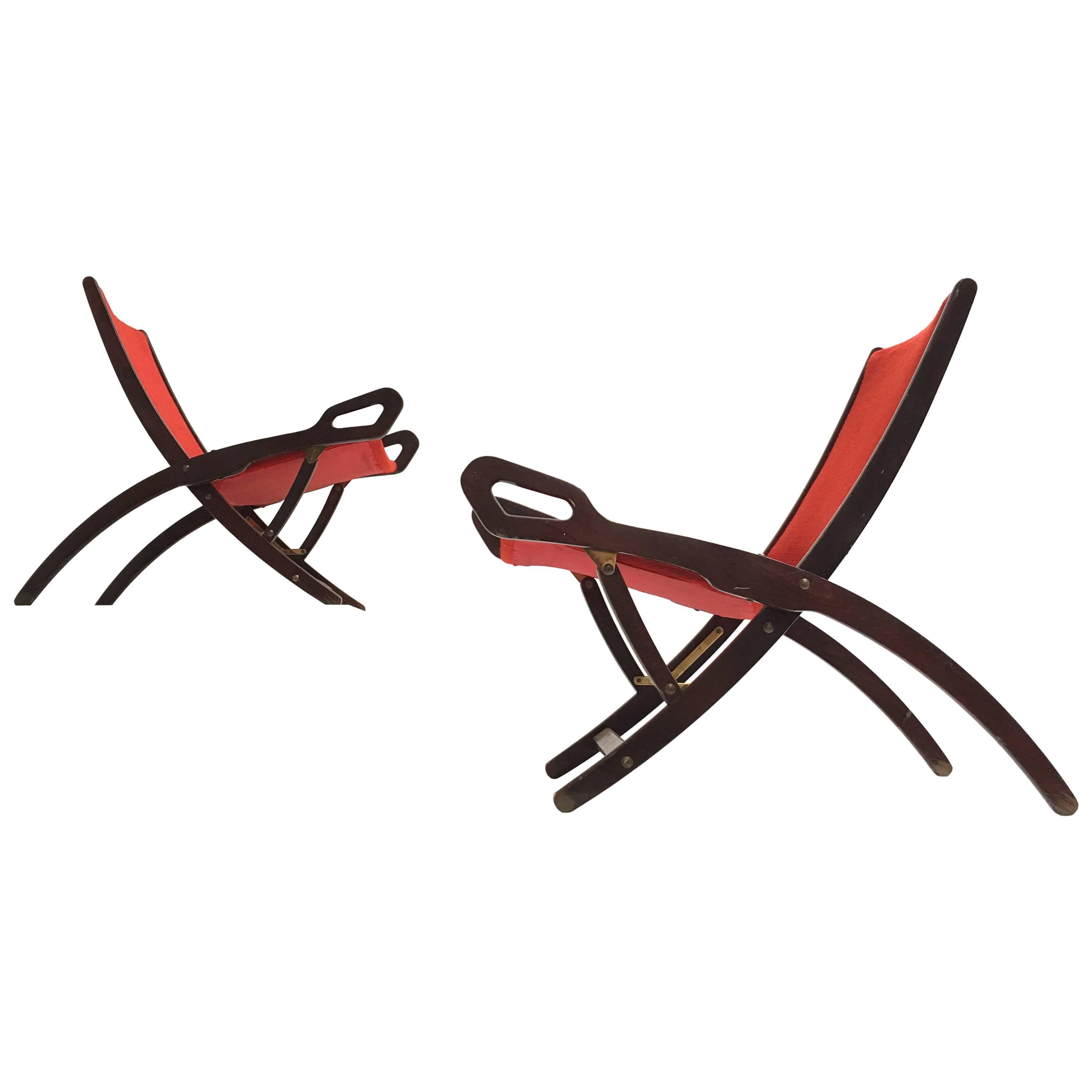 Gio Ponti ''Ninfea'' Chairs, 1958, Published with Certificate from Ponti Archive For Sale