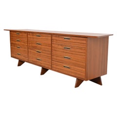 George Nakashima Monumental Sculpted East Indian Laurel Wood Dresser