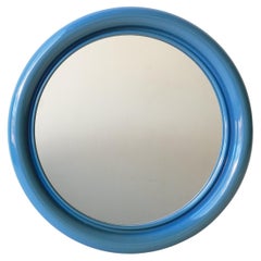Miroir bleu post-moderne 'Crayonne' par Habitat, 1970
