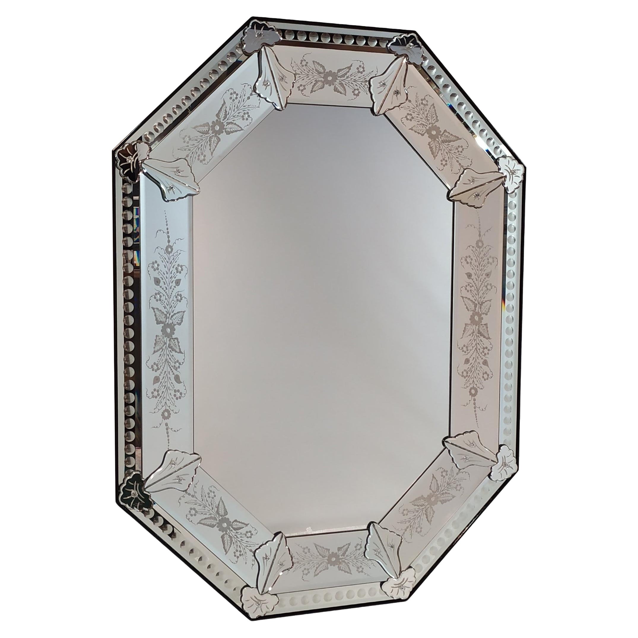 Venetian Mirror "Tokyo", 800 French Style by Fratelli Tosi