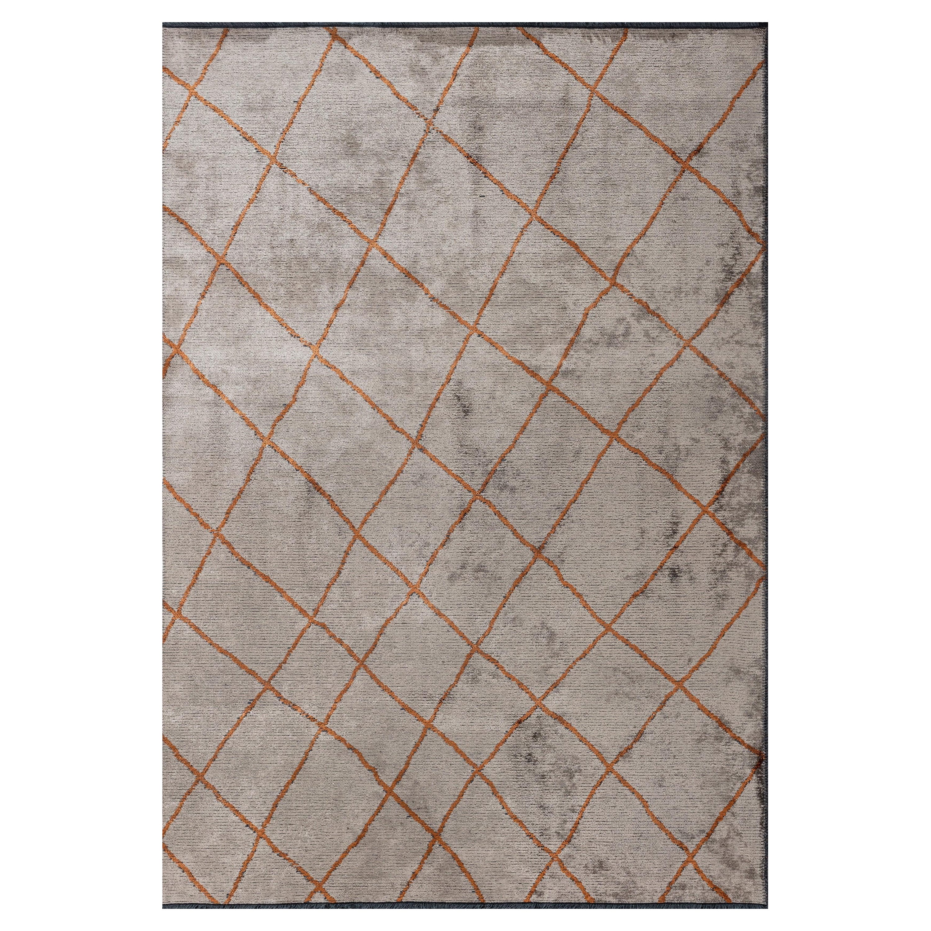 En vente :  (Beige) Tapis de sol moderne marocain de luxe