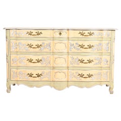 John Widdicomb Französische Provence Louis XV bemalte Kommode, ca. 1950er Jahre