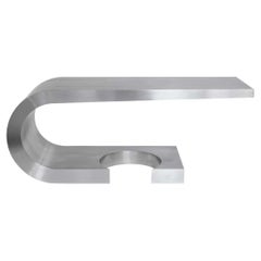 Marzio Cecchi Rare Diapason Stainless Steel desk for Studio Most, 1968