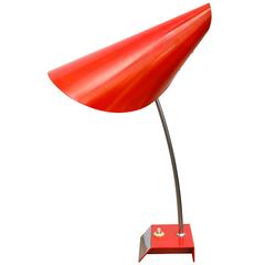 Red 0513 Table Lamp by Josef Hurka for Napako, 1950