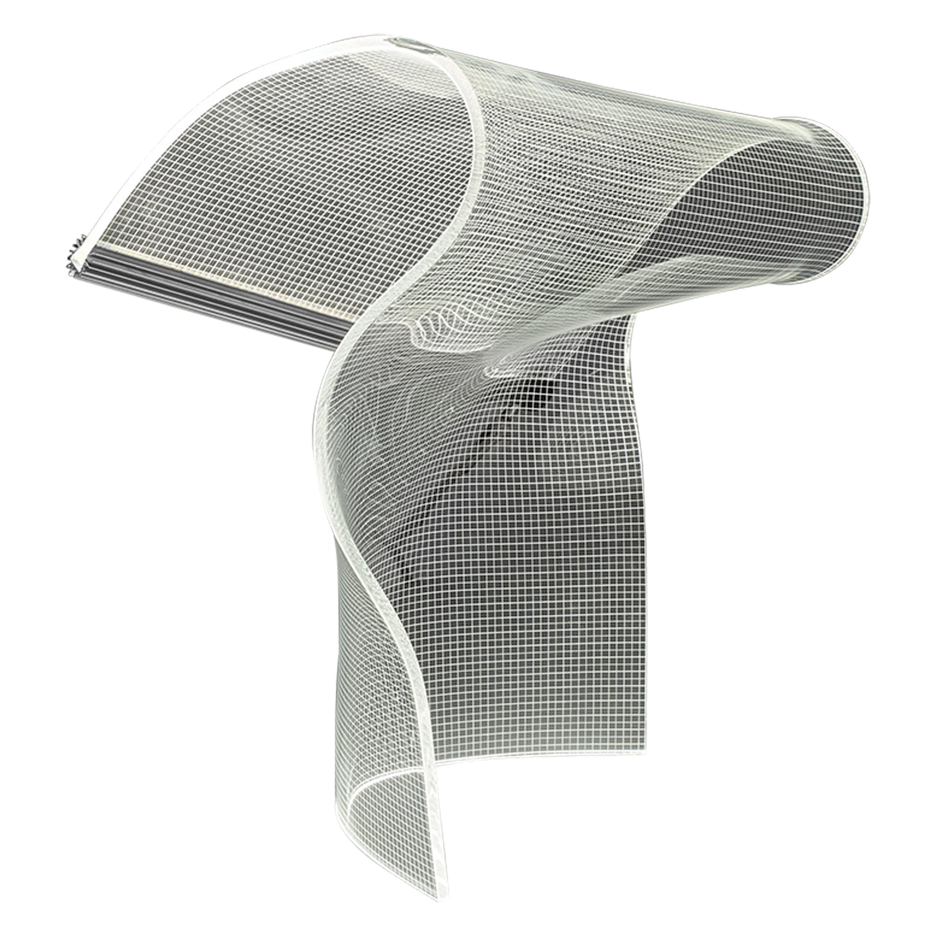 Gweilo Song Table Lamp in Silver Adonised by Partisans 2016 For Sale