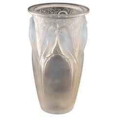 Rene Lalique Ceylan Vase Designed 1924 – Marcilhac 905