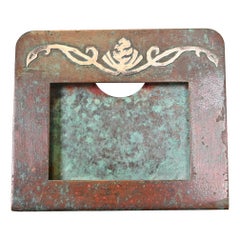 Silver Crest Arts & Crafts Calendario o cornice in argento su bronzo