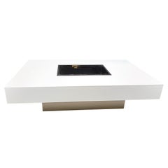 Alveo coffee table by Willy Rizzo, 1970s