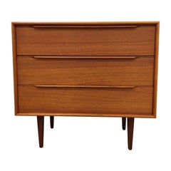 Vintage Mid Century Modern Teak Low Dresser
