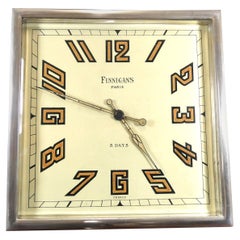 Reloj de puntal cromado Art Déco, Finnigans, París