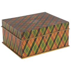 Tartan Plaid Box in Original Paint 10