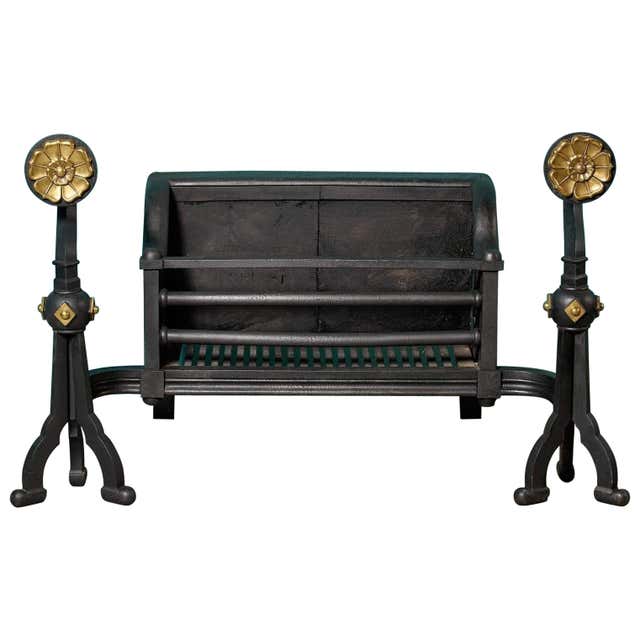 Large Antique Arts and Crafts Style Oak Fire Surround For Sale at 1stDibs