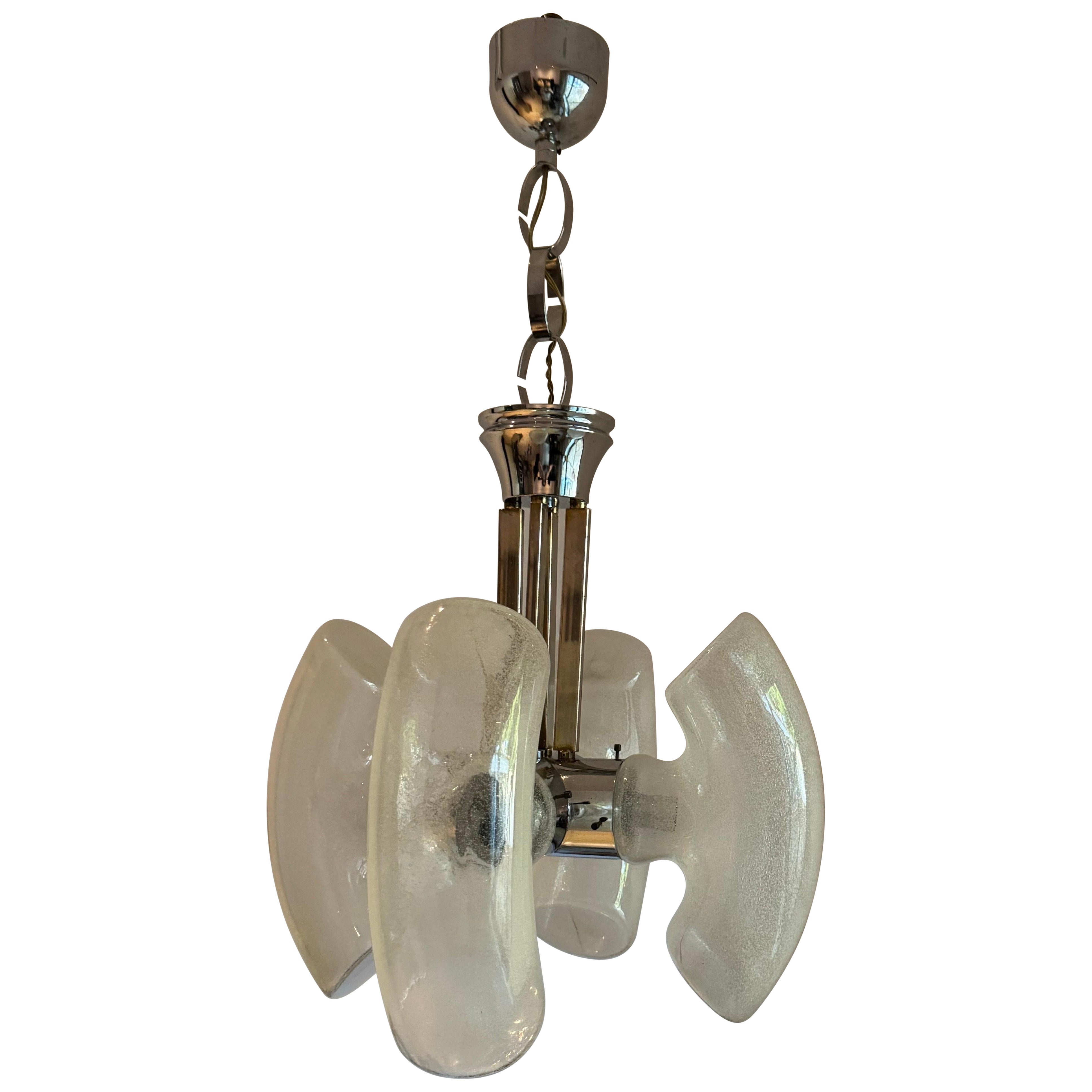Lustre Space Aason par Aldo Nason pour Mazzega, circa 1970