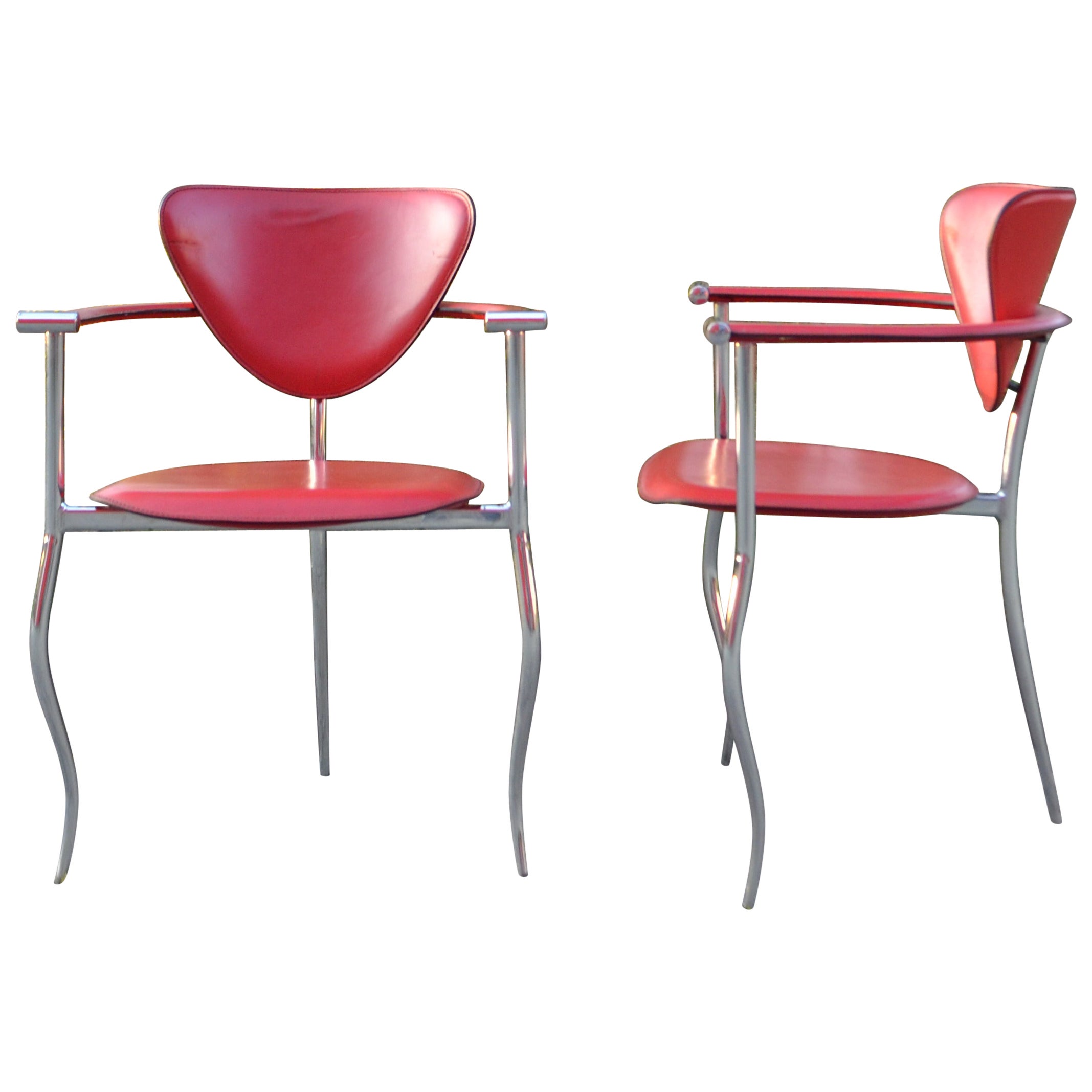 Arrben Italy Modern red Dining Chair Model Marylin