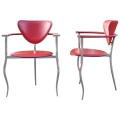 Arrben Italy Modern red Dining Chair Model Marylin