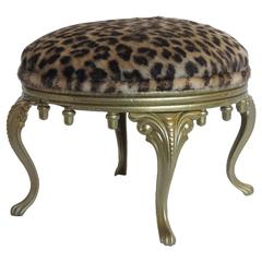 Leopard Petite Foot Stool