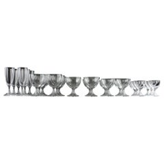 Marc Lalique for Lalique France, "Rambouillet" Crystalware Service for 6 People